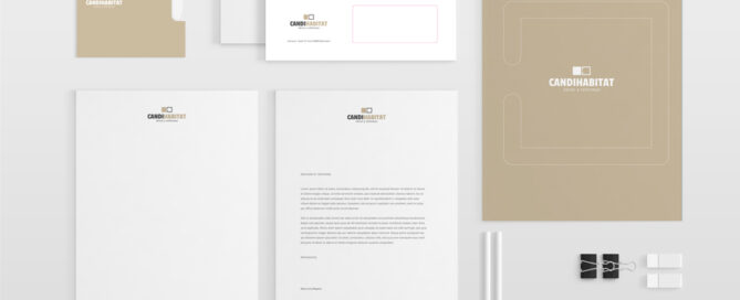 Diseño imagen corporativa Candi Habitat