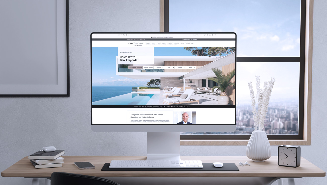 página web WordPress para Inmofinders