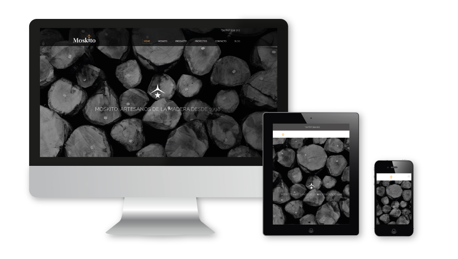 Página web WordPress para Moskito