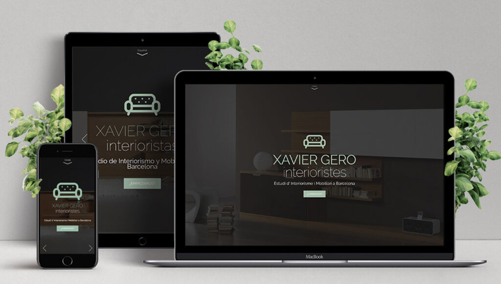 Página web WordPress para Xavier Gero