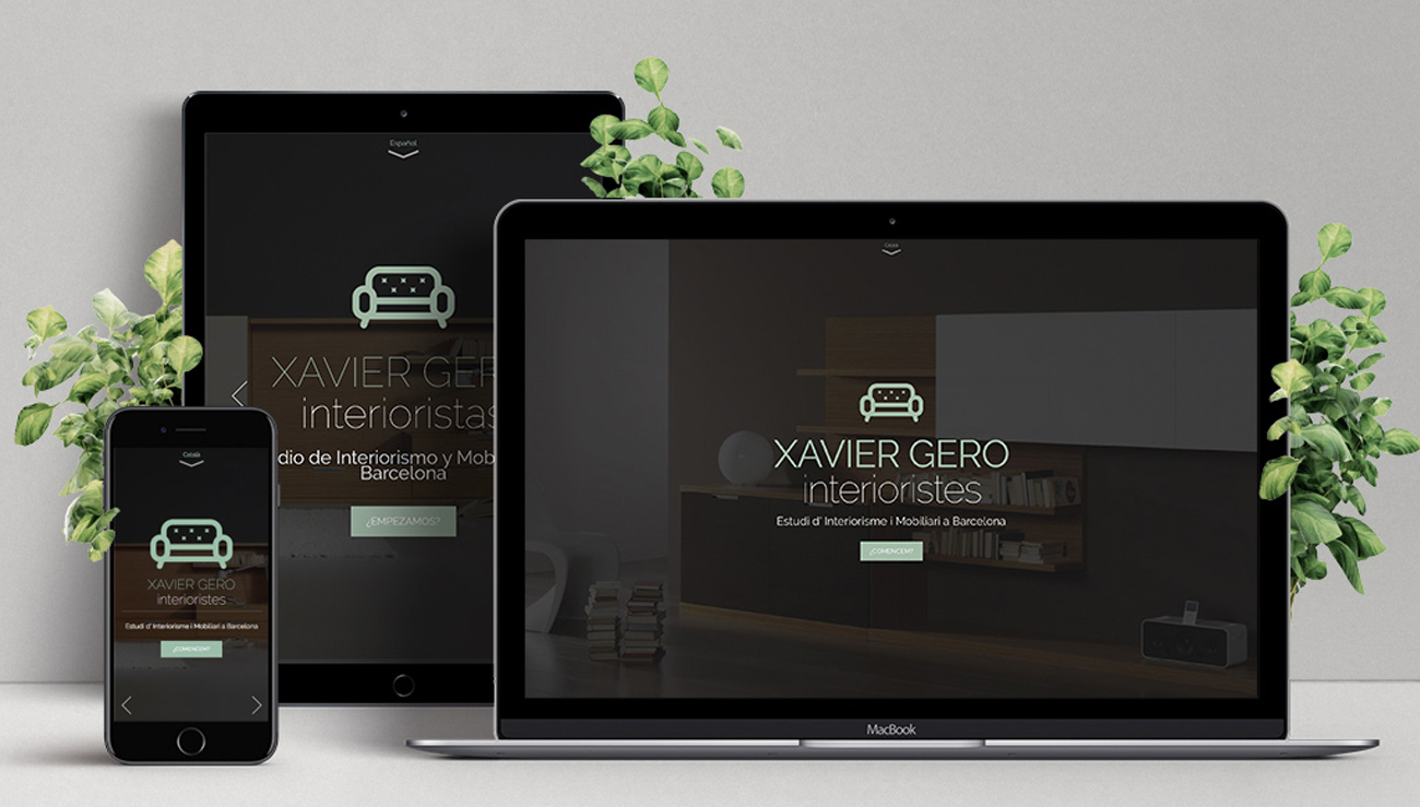 Página web WordPress para Xavier Gero