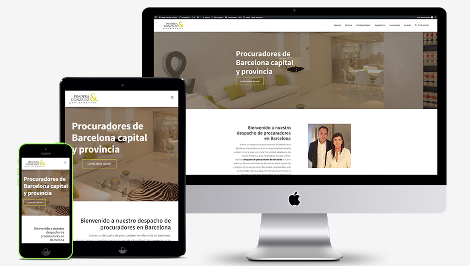 Página web WordPress para grupo PG