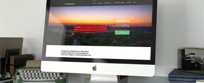 Página web WordPress para freixa advocats deportes