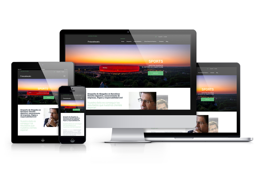 Página web WordPress para freixa advocats