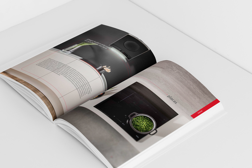 Diseño páginas interiores del catálogo de Amica