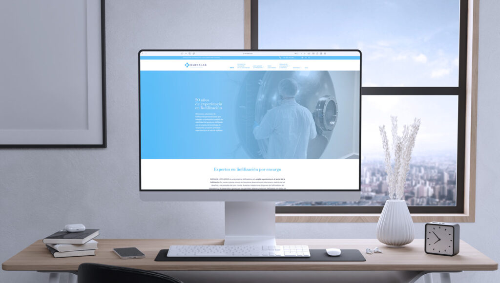 Página web WordPress para Barnalab