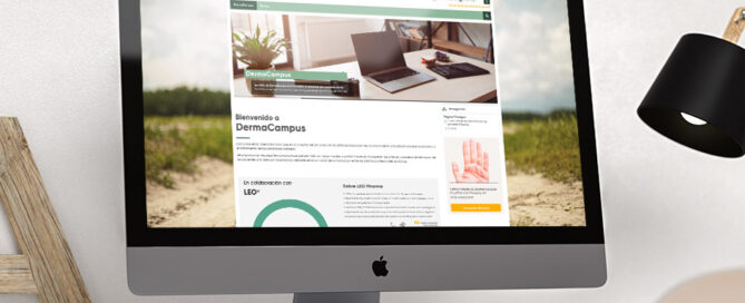 Página web WordPress para Dermacampus