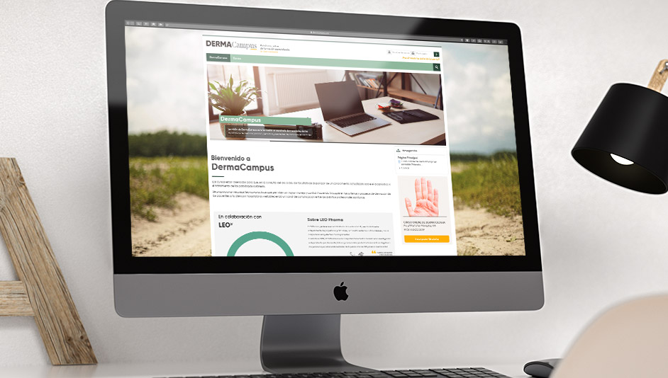 Página web WordPress para Dermacampus