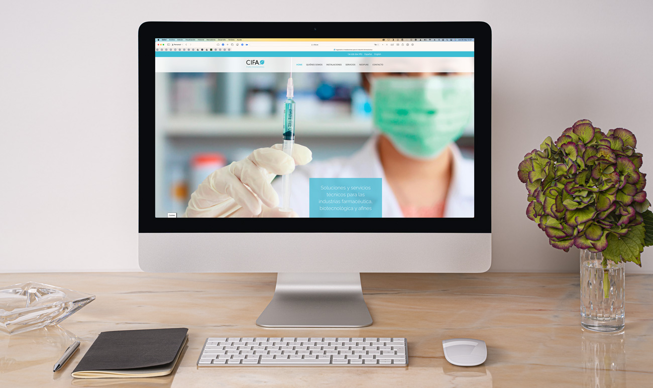 Página web WordPress para cifa home