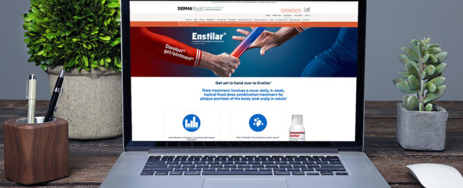 Página web WordPress para Dermaworld Enstilar