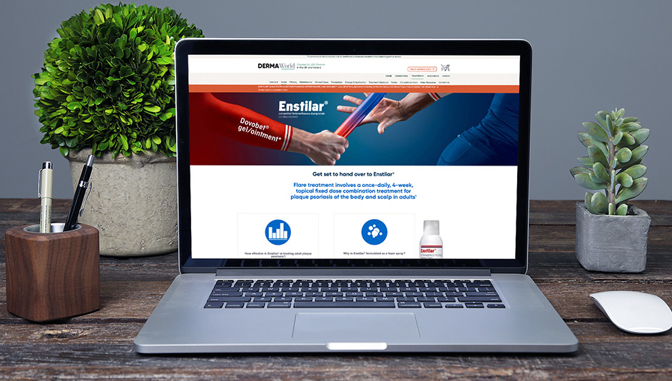 Página web WordPress para Dermaworld Enstilar