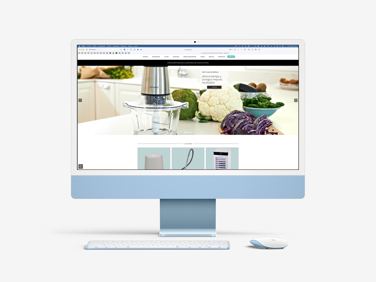 Página web WordPress para Mywave