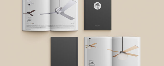 Diseño catálogo para Modern Fan