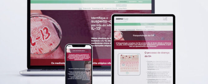 Página web WordPress para Dermaworld Il-13