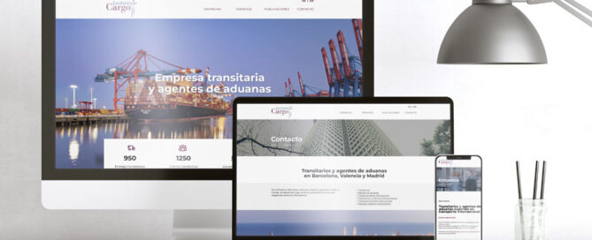 Página web WordPress para eurobooking cargo