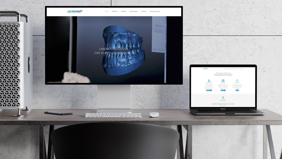 Página weba WordPress para jamboree