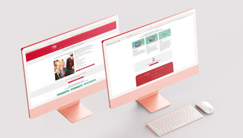 Página web WordPress para Elison escola d'idiomes cursos para empresas