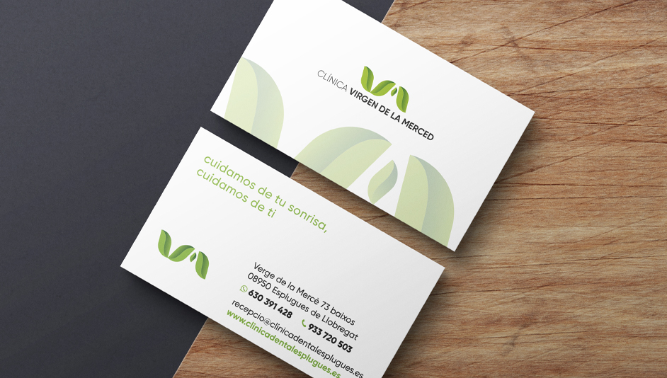 Diseño imagen corporativa para Clínica Dental Virgen de la Merced