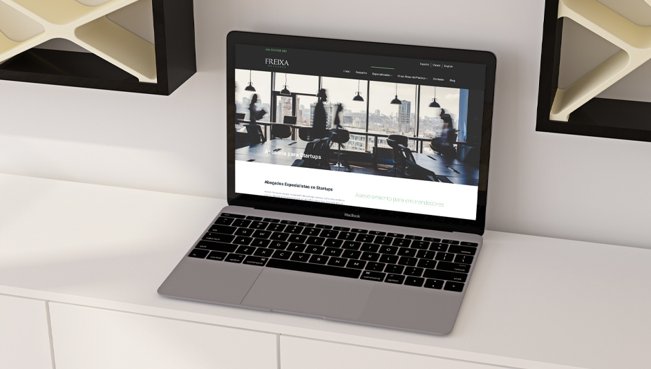 Página web WordPress para freixa advocats derecho deportivo