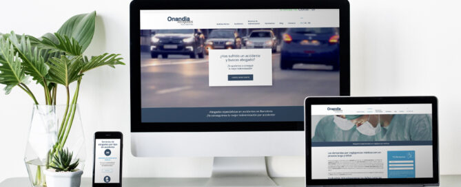 Página web WordPress para Onandia Abogados accidentes