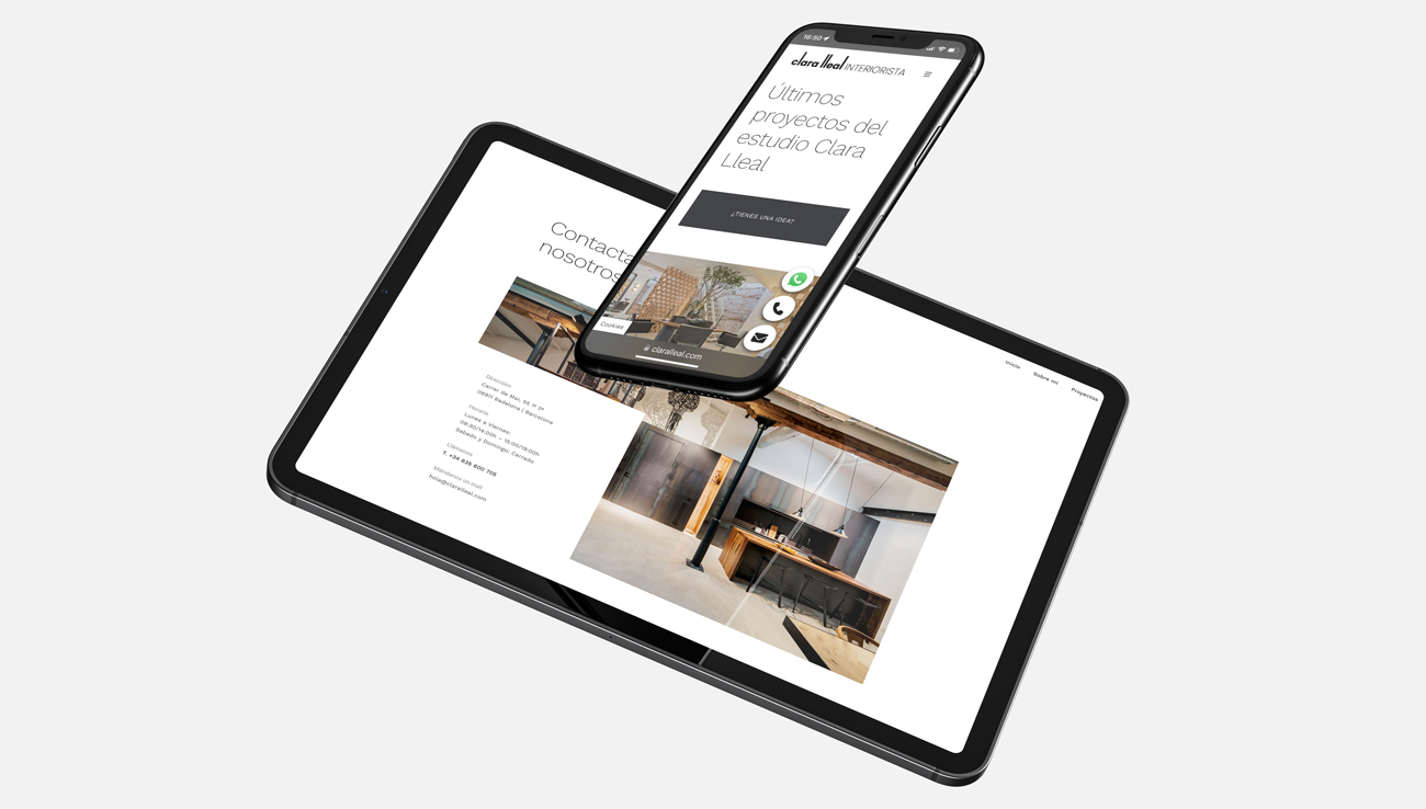 Página web WordPress para Clara Lleal
