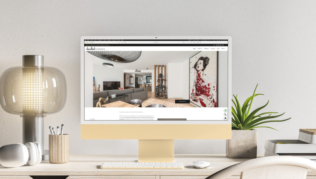 Página web WordPress para Clara Lleal