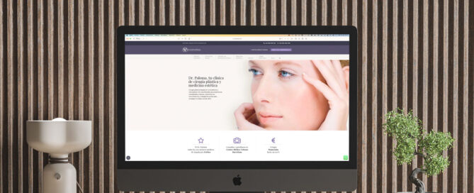 página web WordPress para Dr Paloma