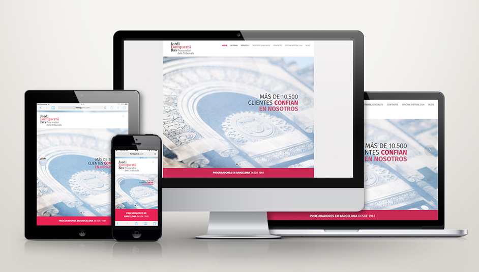 página web WordPress para Fontquerni