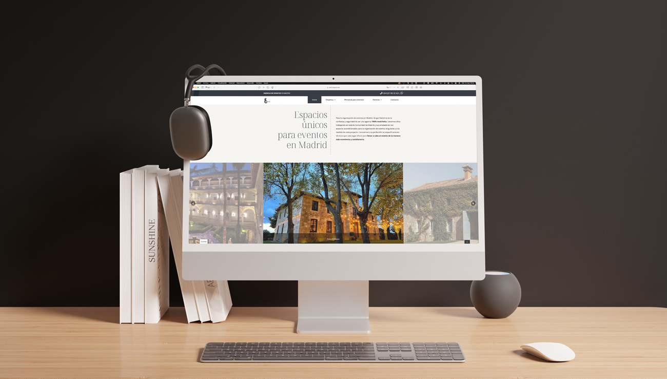 página web WordPress para Switch Events