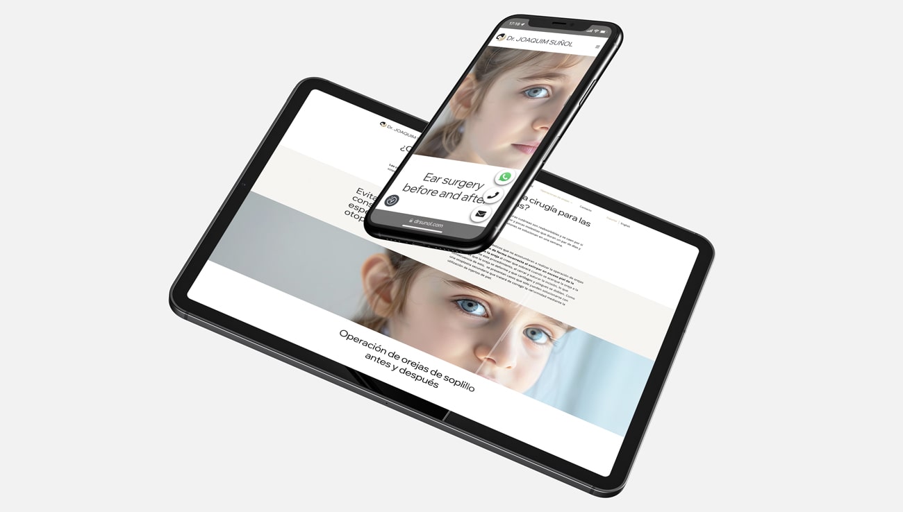 Diseño web WordPress para el Dr. Joaquim Suñol