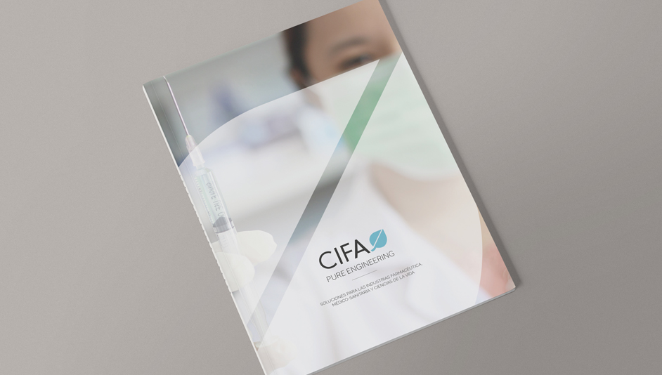 Diseño portada catálogo para Cifa