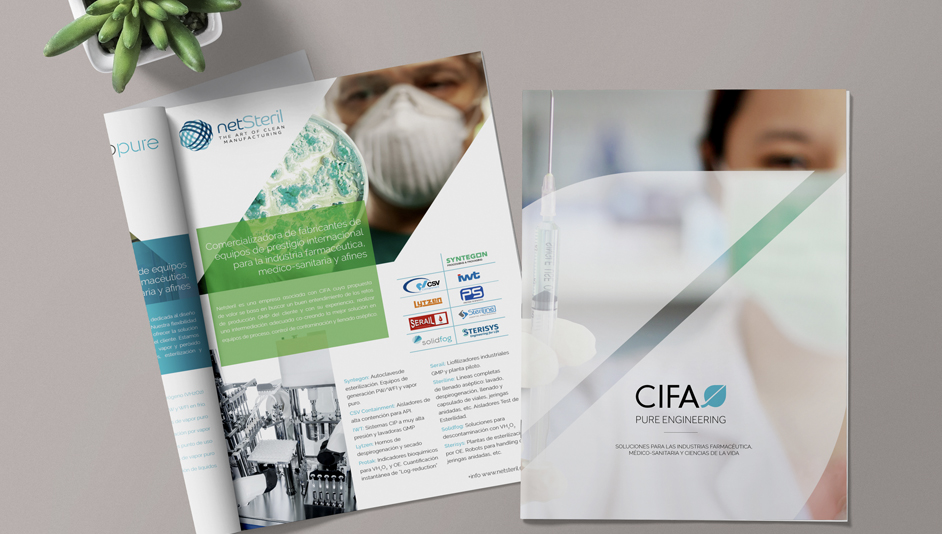 Diseño catálogo para Cifa