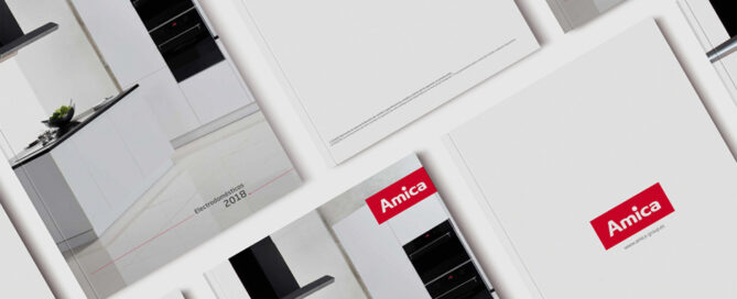 Diseño portada catálogo Amica
