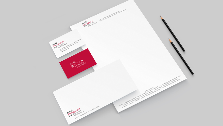 Diseño imagen corporativa Fontquerni