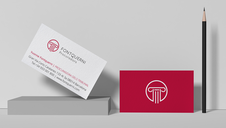 Diseño tarjeta visita Fontquerni