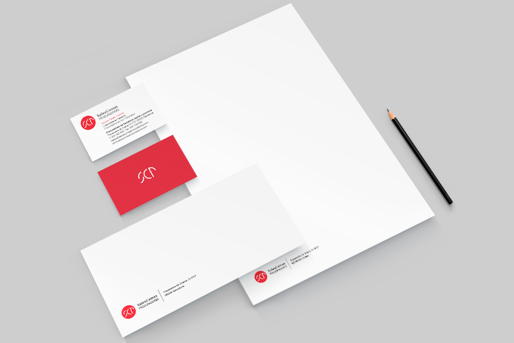 Diseño imagen corporativa Sales Comas