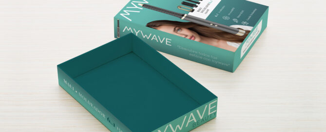 Diseño abierto del pack moldeador de pelo MyWave