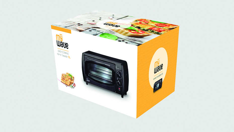 Diseño packagine horno para MyWave