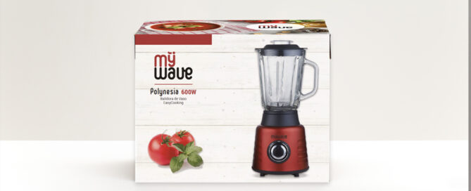 Diseño packaging batidora de vaso para MyWave