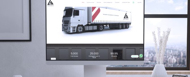 Página web WordPress para Larson Martin Logistics