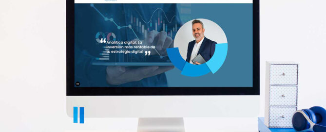 Imatge de la pàgina d'inici de la web javier sancho