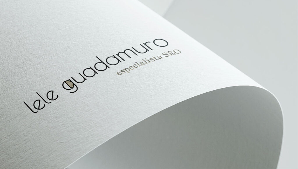 Logo image on paper by Lele Guadamuro