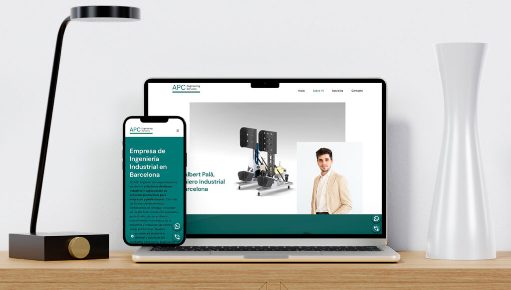 Image from the website and mobile version of APC Engineer
