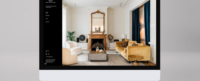 Image of the desktop version of Pablo Peyra's website